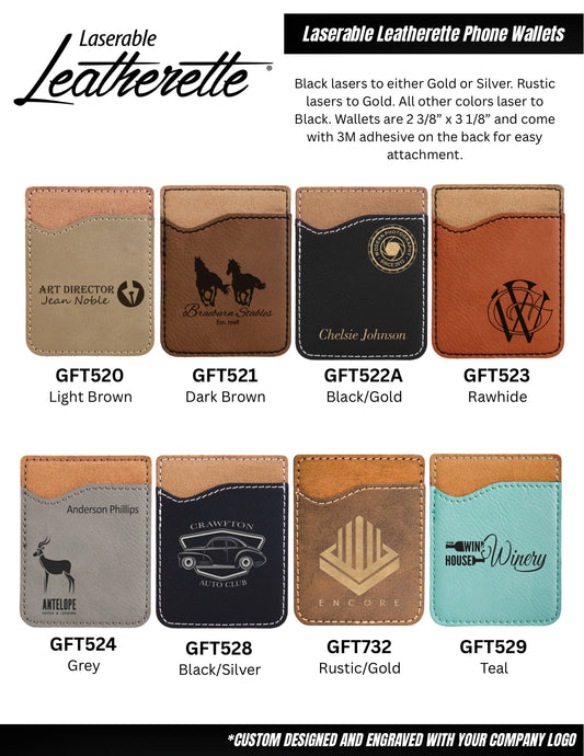 Leatherette Phone Wallets