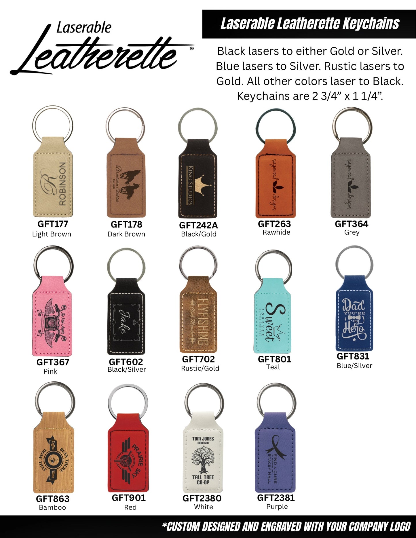 Leather Keychains