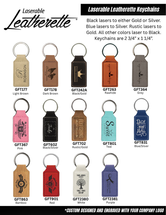 Leather Keychains