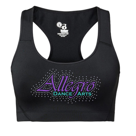 Sports Bra - Allegro Rhinestone