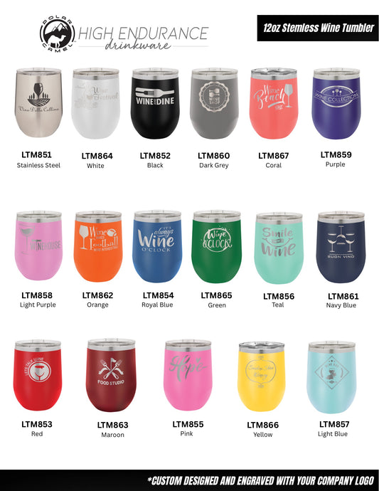 12 oz. Wine Tumbler
