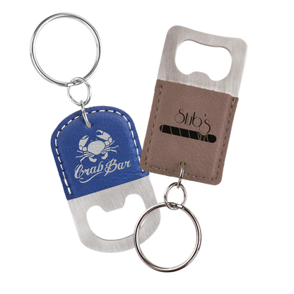 Leather Keychain Bottle Openers