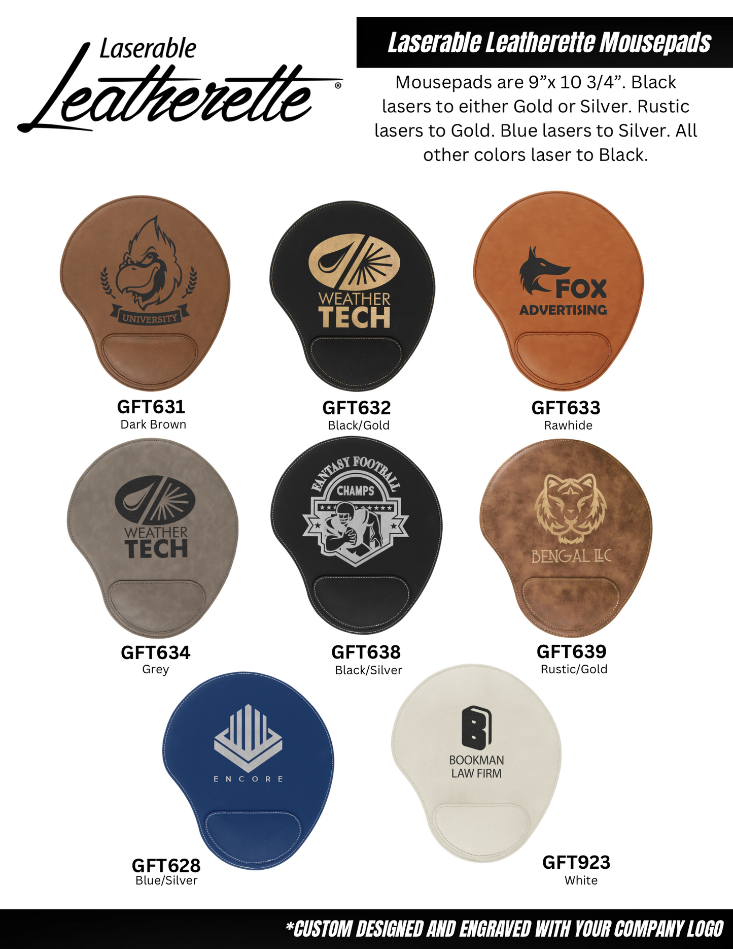 Leather Mousepads