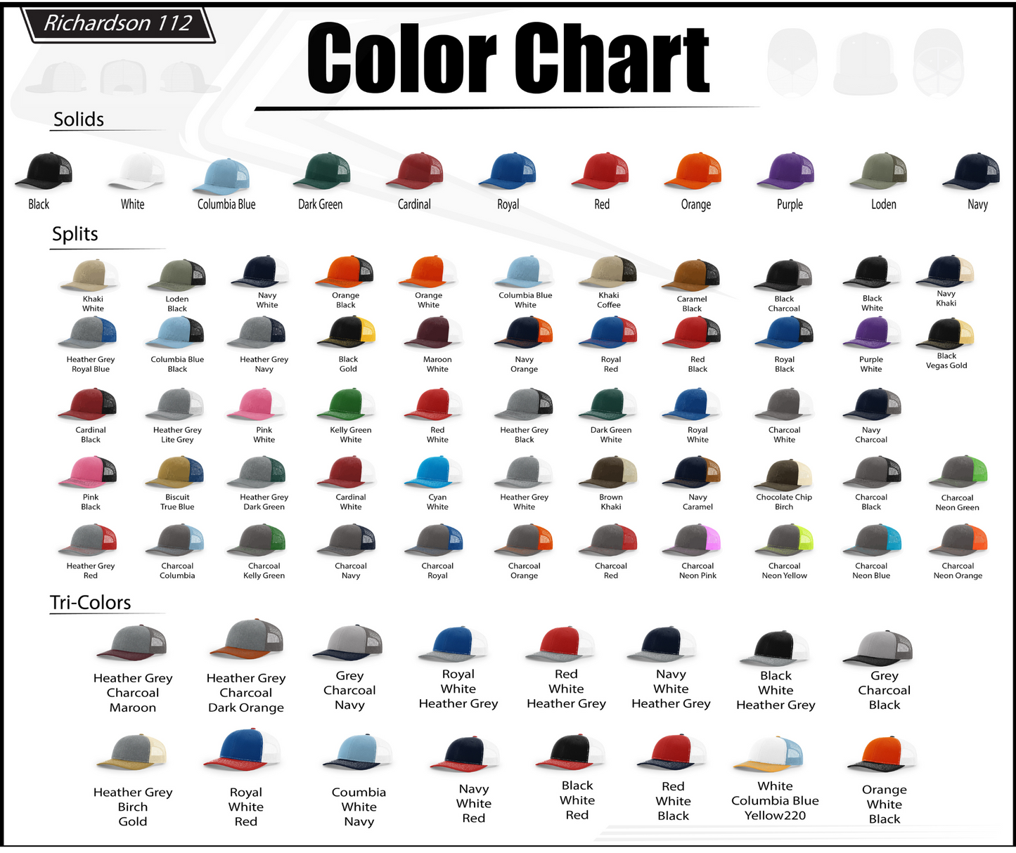 Richardson 112 Trucker Hat with Custom Patch